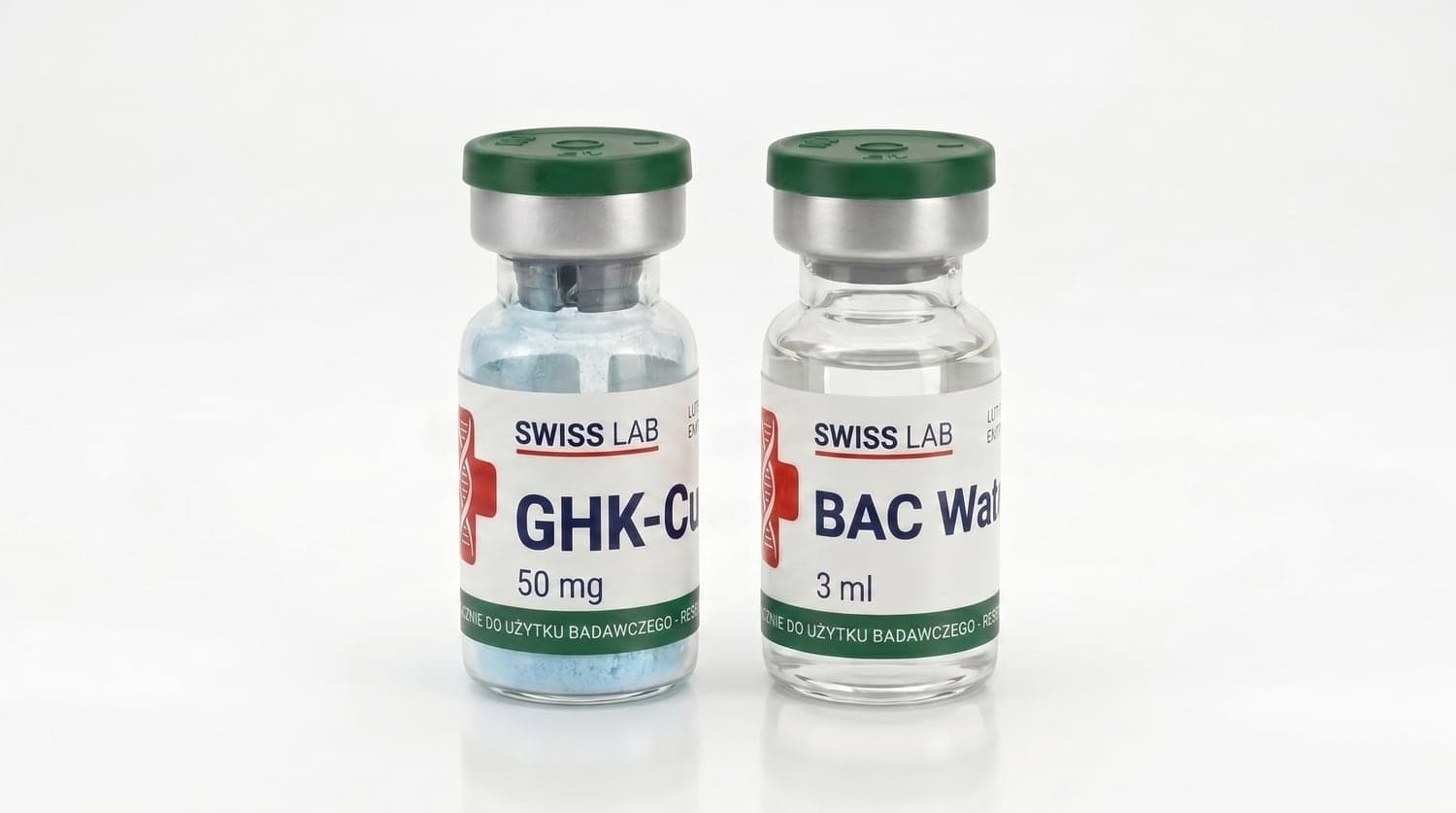 GHK-Cu — Peptid-Vial mit bakteriostatischem Wasser (BAC)