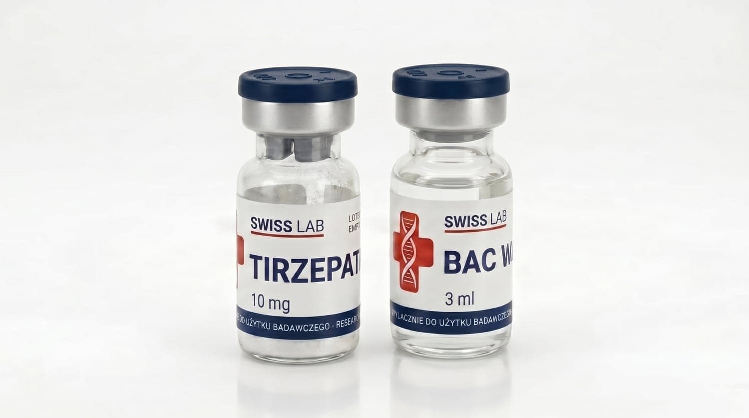 Tirzepatid — Peptid-Vial mit bakteriostatischem Wasser (BAC)